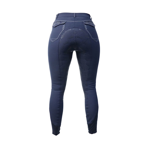 HyPERFORMANCE Dam/Dam Highgrove Breeches 28in Marinblå/Silver Navy/Silver 28in