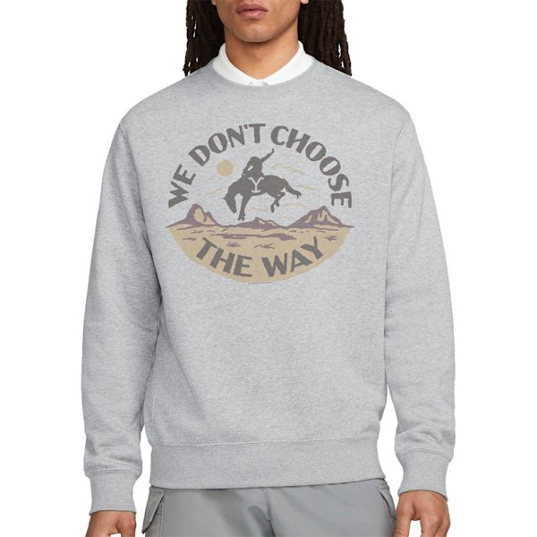 Yellowstone Unisex Vuxen We Don´t Choose The Way Sweatshirt S S Sport Heather S