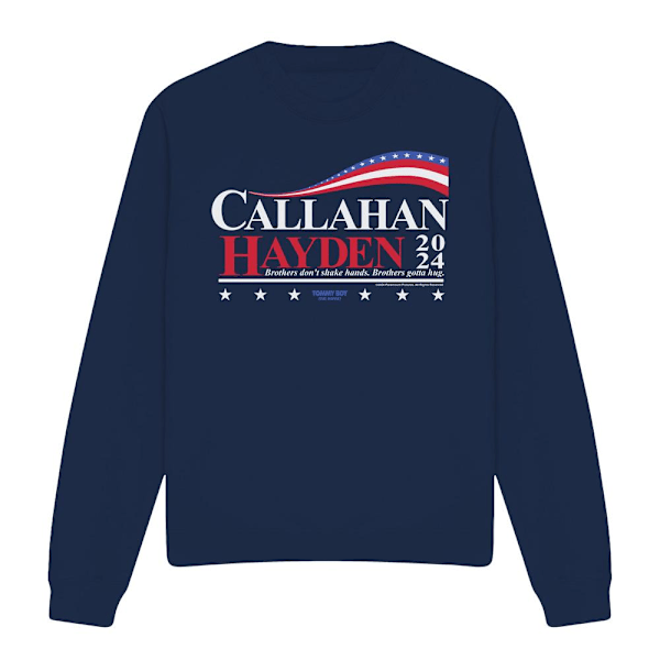Tommy Boy Unisex Vuxen Callahan Och Hayden För President 2024 S Navy XL