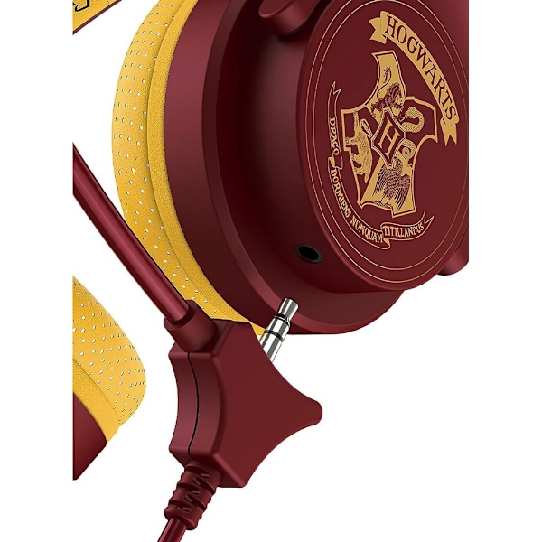 Harry Potter Barn/Barn Hogwarts Crest Interaktiva Hörlurar Burgundy/Yellow One Size