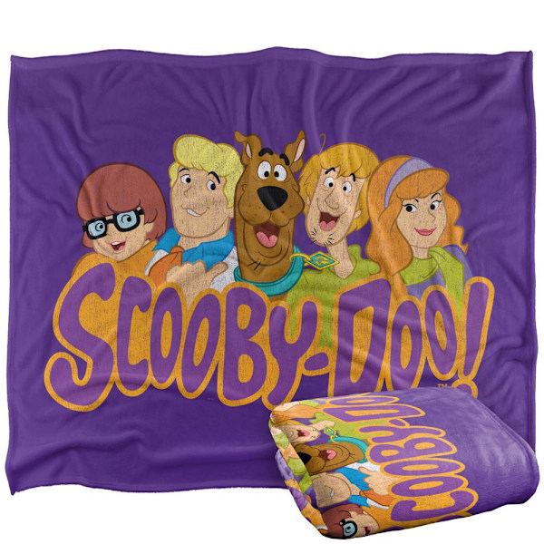 Scooby Doo Gruppbild Filt One Size Flerfärgad Multicoloured One Size