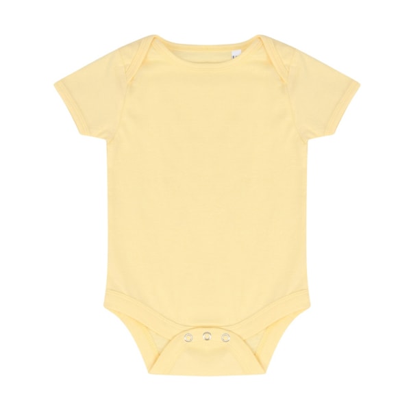 Larkwood Baby Boys/Girls Essential Short Sleeve Bodysuit 6-12 M Pale Yellow 6-12 Months