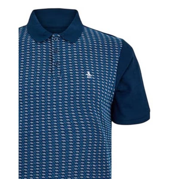 Original Penguin Herrbroderad Regular Pikétröja S Yale Blå Yale Blue S