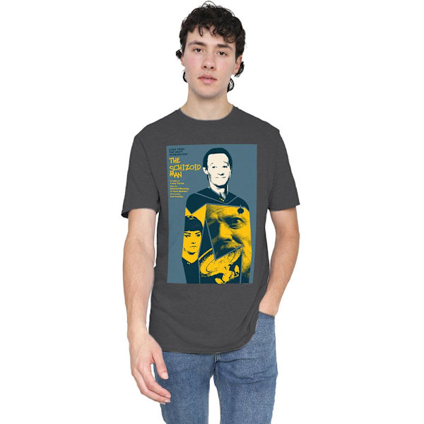 Star Trek Unisex Vuxen The Next Generation Säsong 2 Avsnitt 6 T-shirt Charcoal M