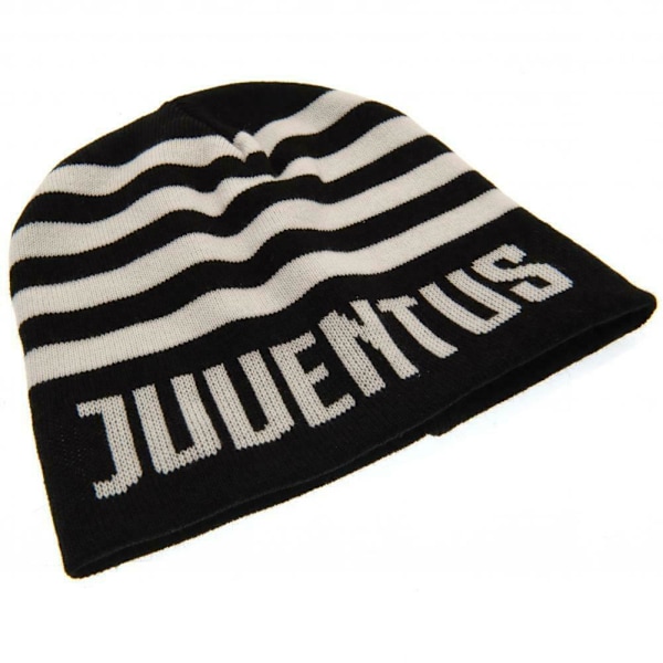 Juventus FC Randig Mössa One Size Svart/Vit Black/White One Size