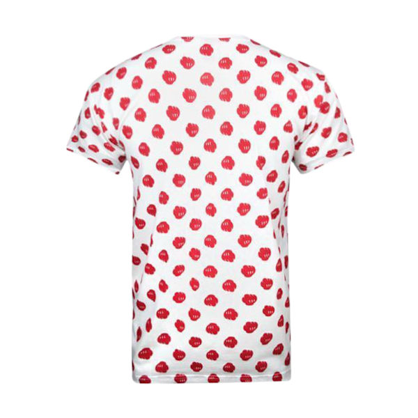 Bloc 28 Herr Fist Mönster Disney T-shirt XXL Röd/Vit Red/White XXL