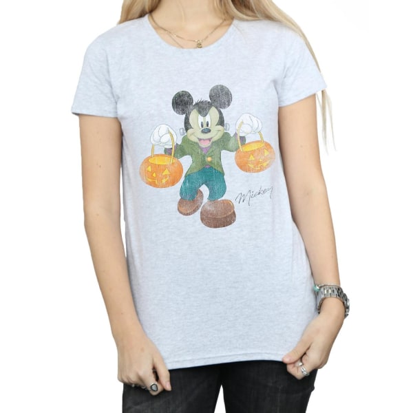 Disney Dam/Dam Frankenstein Mickey Mouse bomull T-shirt X Sports Grey XXL