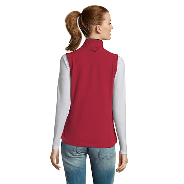 SOLS Dam/Kvinnor Rallye Soft Shell Bodywarmer Jacka M Röd Red M