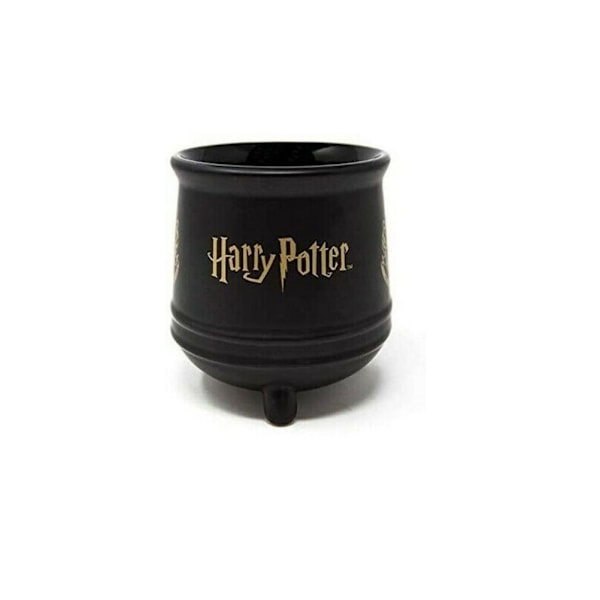 Harry Potter Hogwarts Crest Gryta Keramikmugg En Storlek Svart Black One Size
