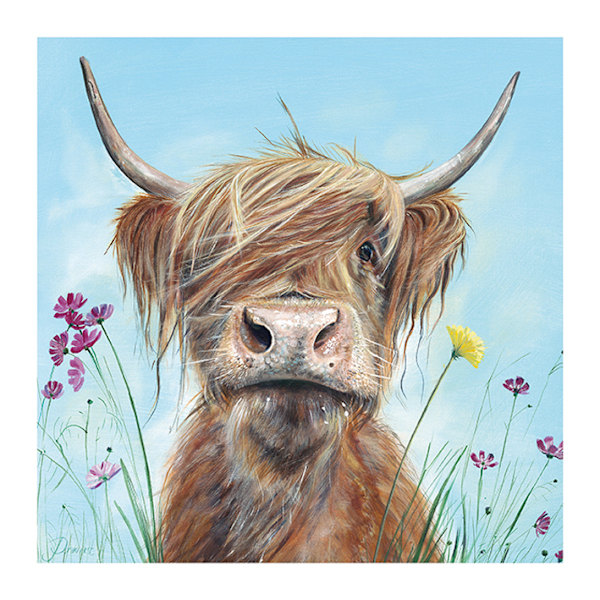 Julia Pankhurst Ronald Junior Print 60cm x 60cm Blå/Brun Blue/Brown 60cm x 60cm