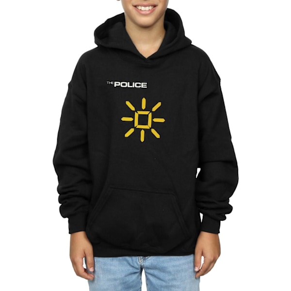 The Police Boys Invisible Sun Hoodie 12-13 år Svart Black 12-13 Years