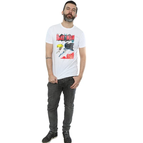 DC Comics Herr Batman Nummer 1 Omslag T-Shirt M Vit White M