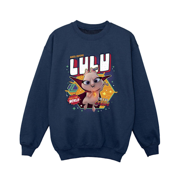 DC Comics Boys DC League Of Super-Pets Lulu Evil Genius Sweatsh Navy Blue 5-6 Years