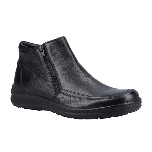 Fleet & Foster Herr Targhee Läder Ankel Boots 11 UK Svart Black 11 UK