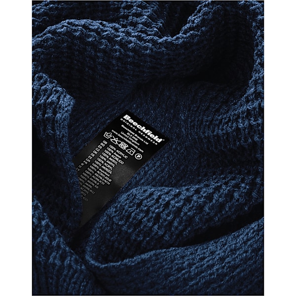 Beechfield Unisex Vuxen Klassisk Waffle Halsduk En Storlek Fransk Marinblå French Navy One Size