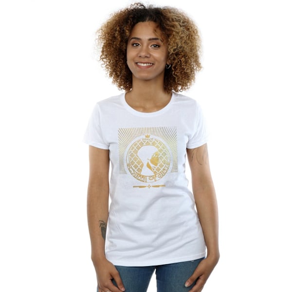 Supernatural Dam/Kvinnor Abbadon Crest Bomull T-shirt L Vit White L