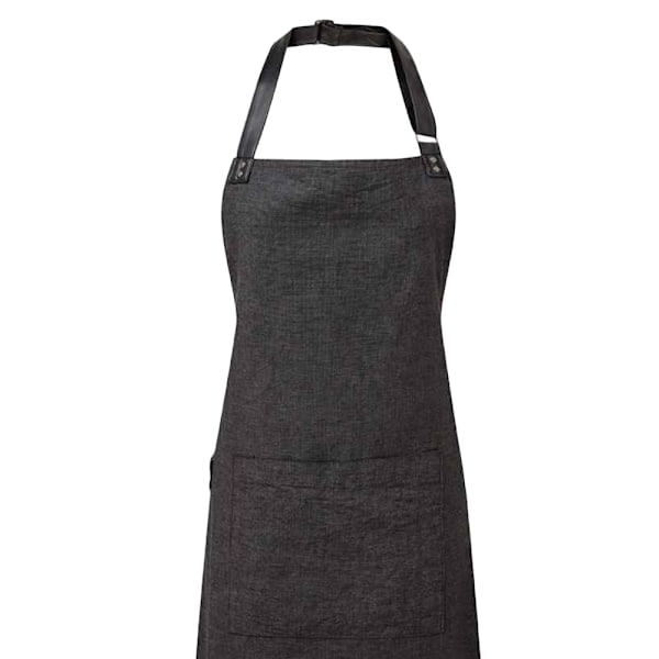 Premier Adults Unisex Annex Haklappsförkläde En Storlek Svart Black One Size