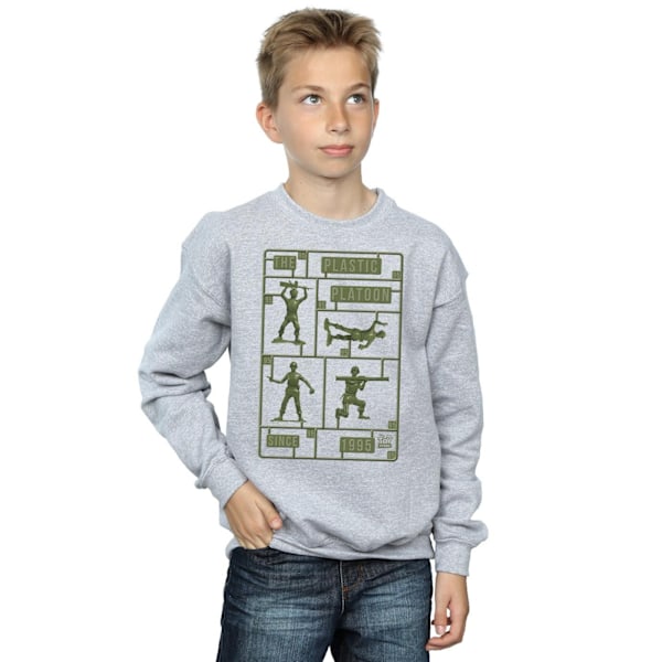 Disney Boys Toy Story The Plastic Platoon Sweatshirt 12-13 År Sports Grey 12-13 Years