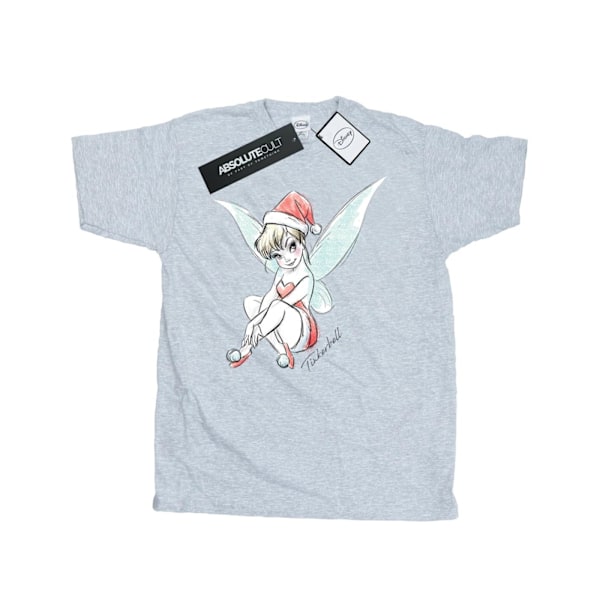 Disney Mens Tinkerbell Julfe T-Shirt XL Sports Grey Sports Grey XL