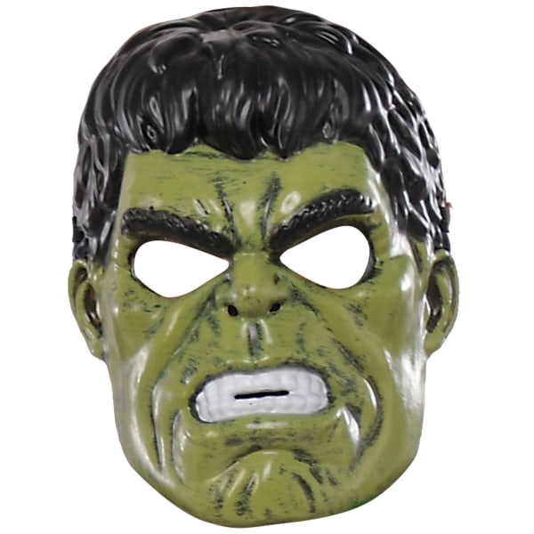 Hulk 1/2 Mask One Size Grön/Svart Green/Black One Size