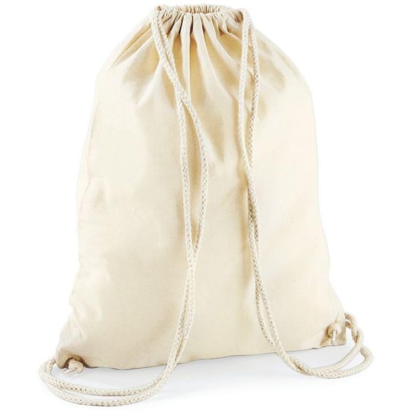 Westford Mill Cotton Gymsac Bag - 12 liter One Size Natural Natural One Size