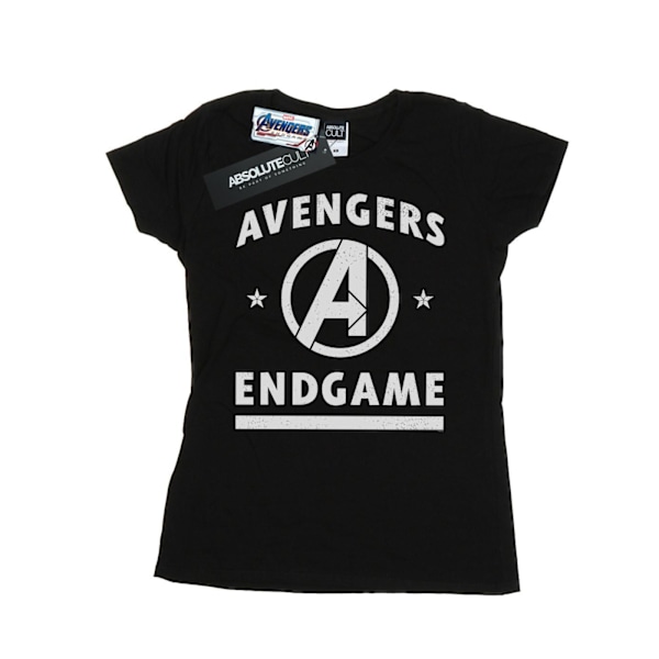 Marvel Womens/Ladies Avengers Endgame Varsity Bomull T-shirt L Black L