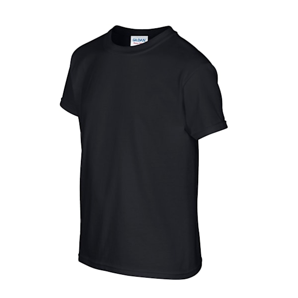Gildan Barn/Kids Enkelt Lätt T-shirt 12-14 År Svart Black 12-14 Years