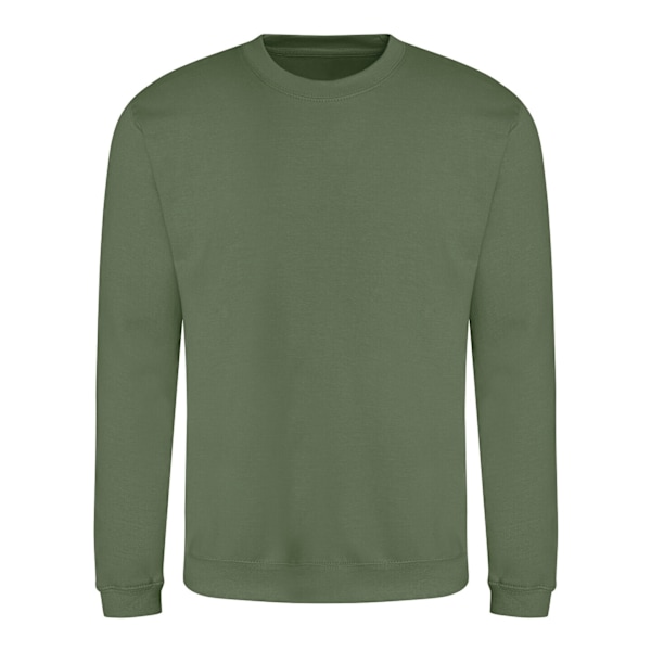 AWDis Just Hoods AWDis Unisex Crew Neck Plain Sweatshirt (280 G Earthy Green XS