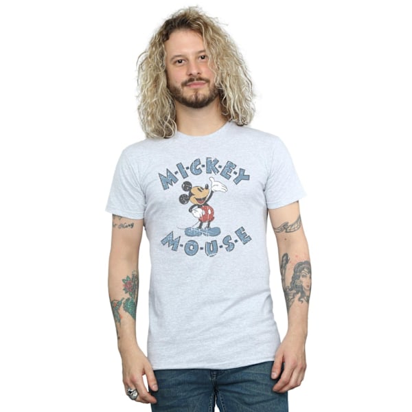 Disney herr Mickey Mouse Dash T-shirt L Sports Grey Sports Grey L