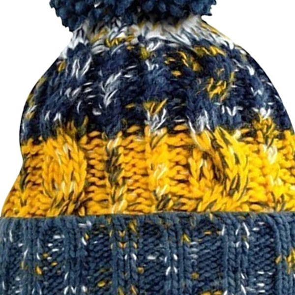 Beechfield Unisex Vuxna Korkskruv Stickad Pom Pom Mössa O Morning Frost One Size