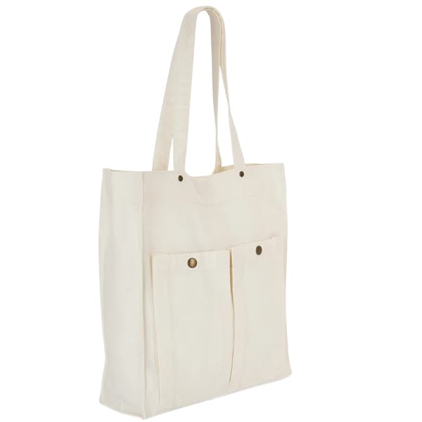 Kimood Väskad Bomullstygväska En Storlek Väskad Ivory Washed Ivory One Size