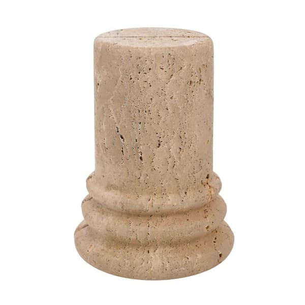 Hestia Travertin Bokstöd (2-pack) One Size Ljusbrun Light Brown One Size