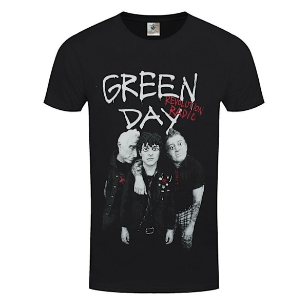 Green Day Unisex Adult Red Hot T-Shirt XL Svart Black XL