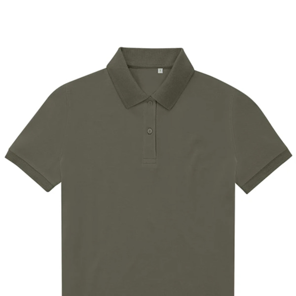 B&C Dam/Damer My Eco Polo Shirt 12 UK Camo Green Camo Green 12 UK