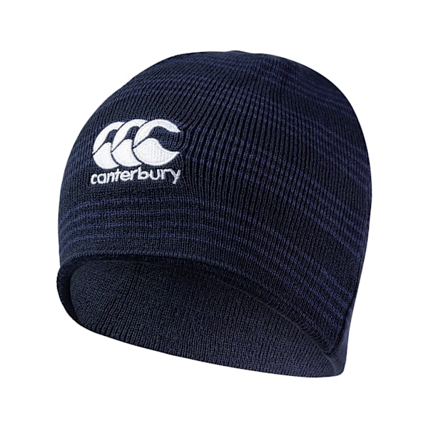 Canterbury Striped Beanie One Size Navy Navy One Size