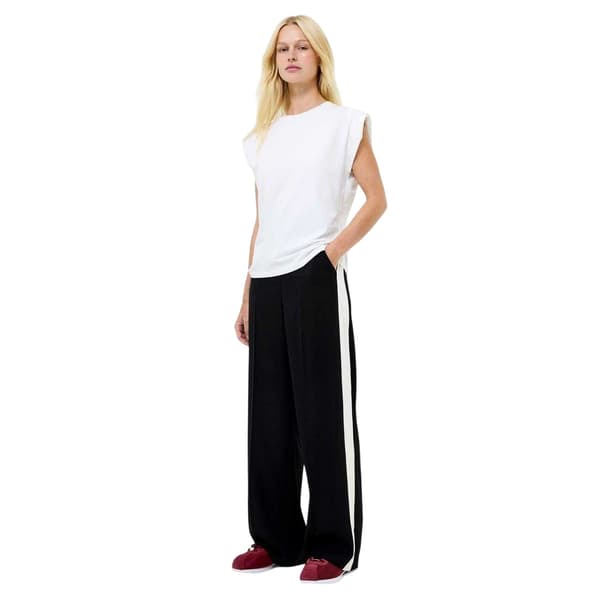 French Connection Dam Bella Sidrand Vida Ben Byxor Black/Cream 10 UK