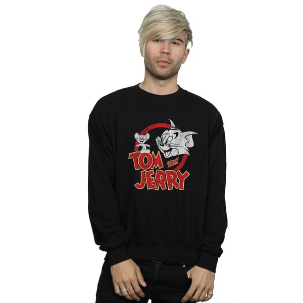 Tom And Jerry Herr Sweatshirt M Svart Black M