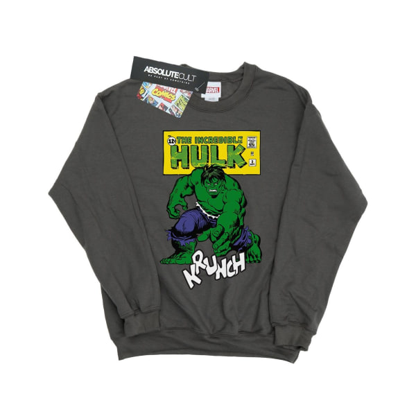 Marvel Mens Hulk Krunch Sweatshirt L Charcoal Charcoal L