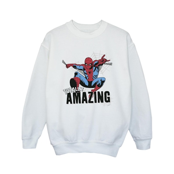 Marvel Girls Spider-Man Amazing Sweatshirt 3-4 år Vit White 3-4 Years