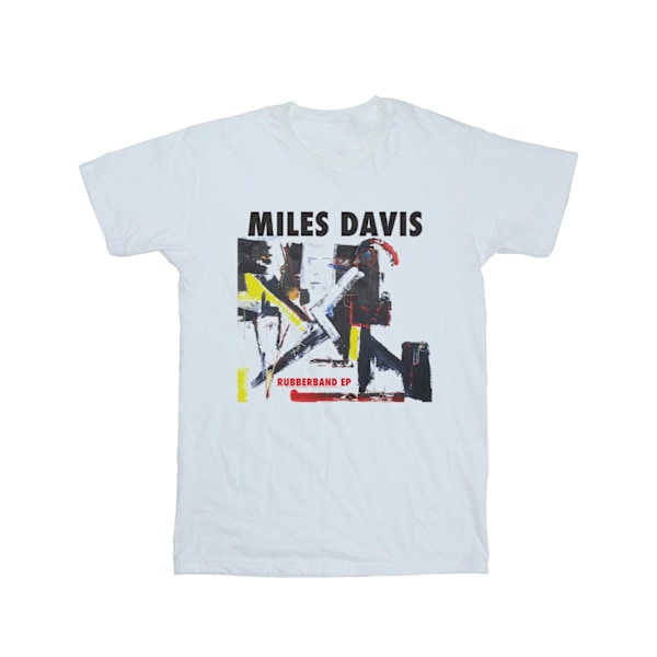 Miles Davis Mens Rubberband EP T-Shirt L Vit White L