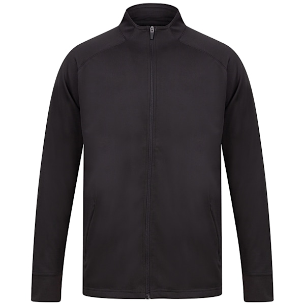 Finden & Hales Herr Knitted Träningsoverdel XXS Svart/Svart Black/Black XXS