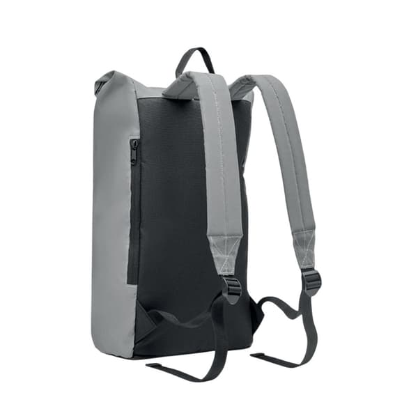 MidOcean Bright Rollpack Rulltopp Reflekterande Ryggsäck One Size Matt Silver One Size