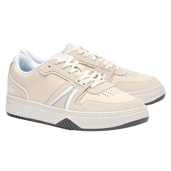 Lacoste Unisex Vuxen L001 Läderskor 8 UK Off White Off White 8 UK