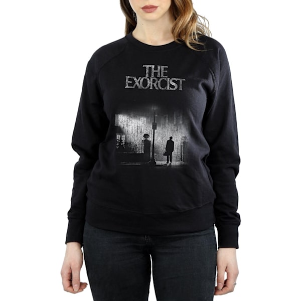 The Exorcist Damkläder/Dam Mono Distressed Poster Sweatshirt XX Black XXL