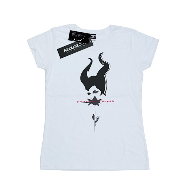 Disney Dam/Kvinnor Maleficent Mistress Of Evil Förbannelser Bryter Inte Bomull T-shirt S Vit White S