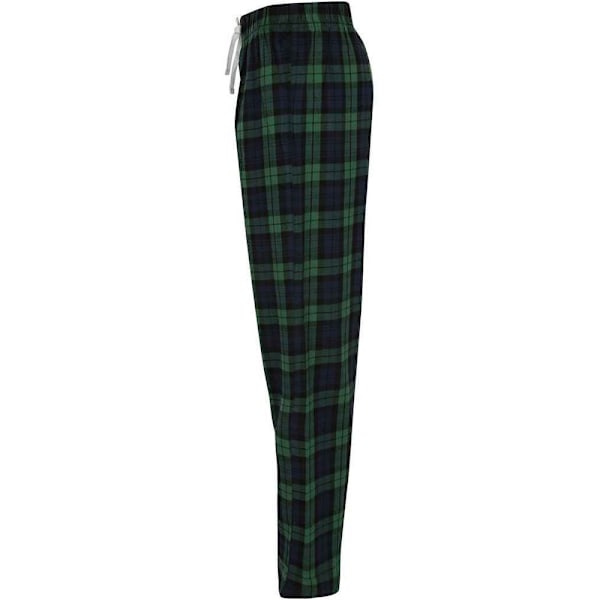 SF Dam/Dam Tartan Lounge Byxor L Marinblå/Grön Navy/Green L