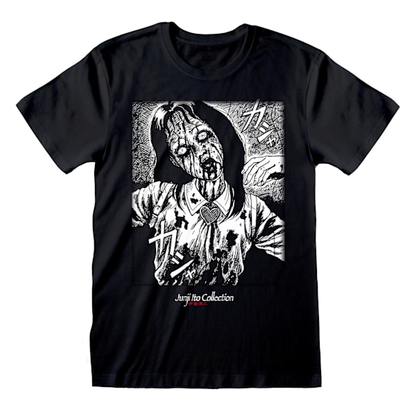 Junji-Ito Unisex Vuxen Blödande T-shirt XL Svart/Vit Black/White XL