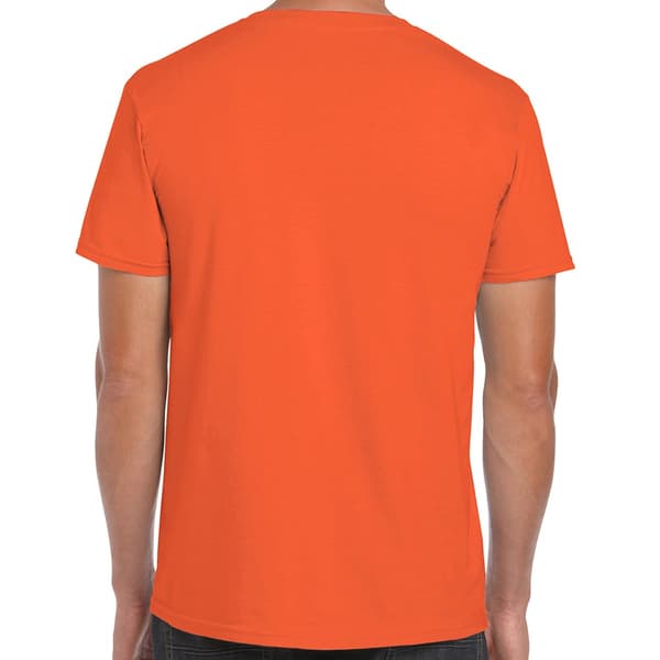 Gildan Herr Soft Style Ringspun T-shirt M Orange Orange M