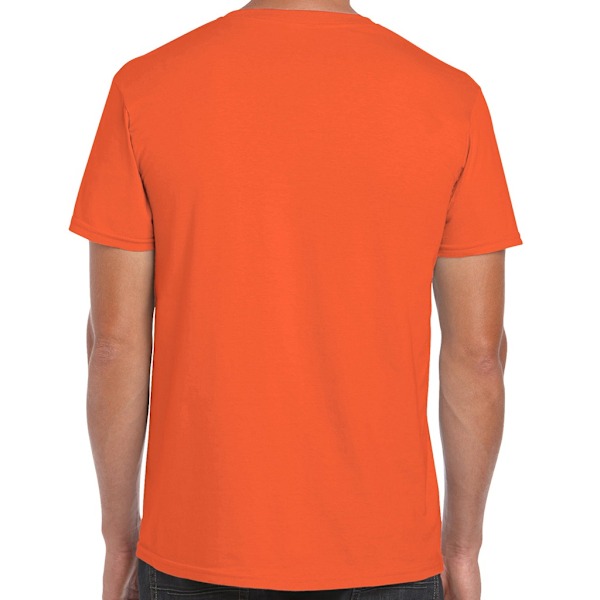 Gildan Mäns Soft Style Ringspun T-shirt M Orange Orange M