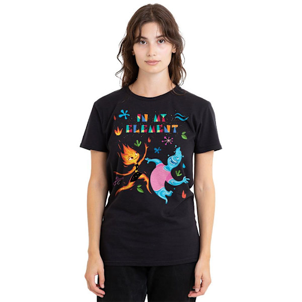 Elemental Unisex Vuxen In My Element Ember & Wade T-Shirt M Bla Black M